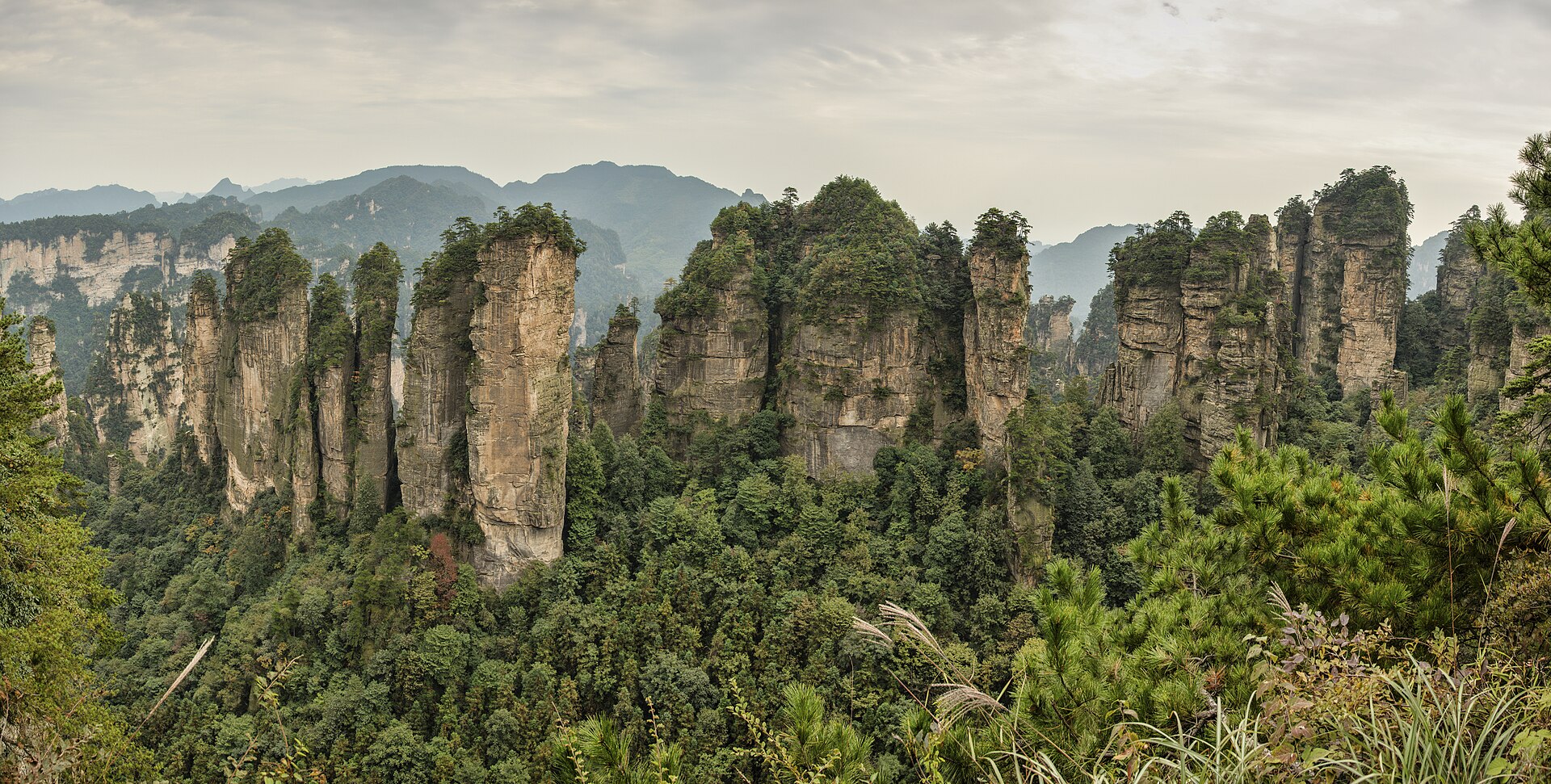 Wulingyuan sandstone panorama