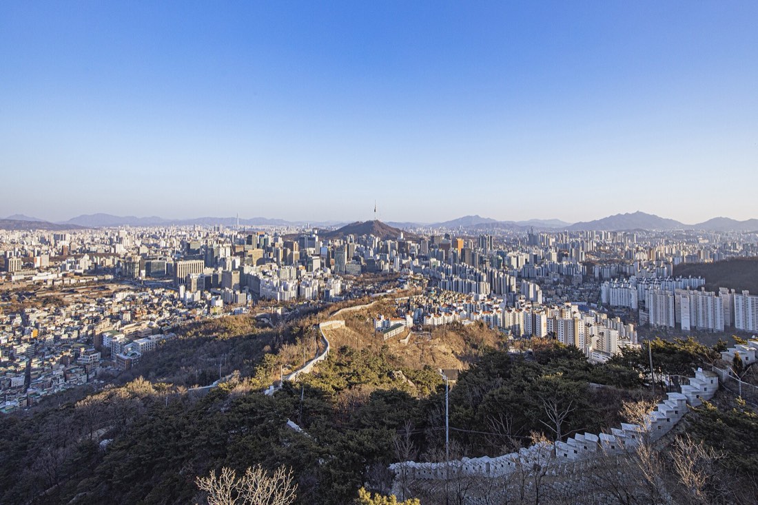 Seoul from Inwangsan